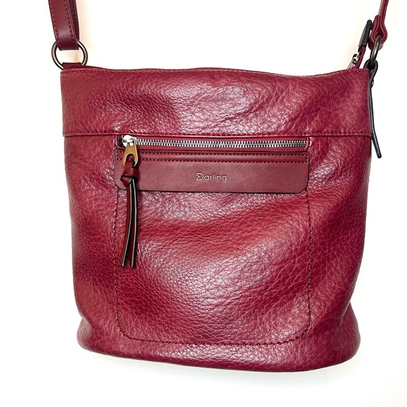 Darling Burgundy Crossbody Bag - Picture 2 of 8